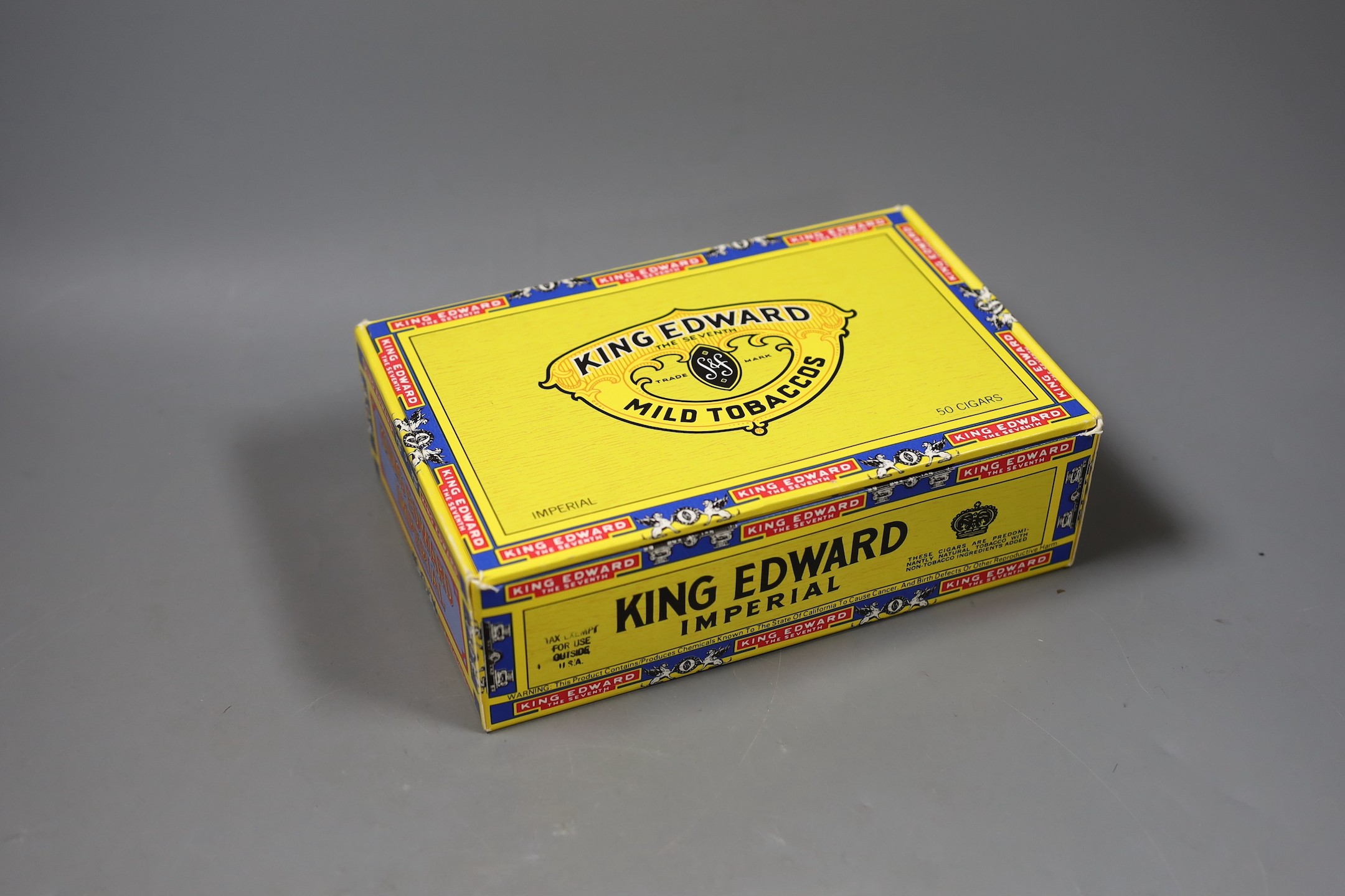 A group of 50 King Edward the Seventh Imperial Mild Tobaccos cigars